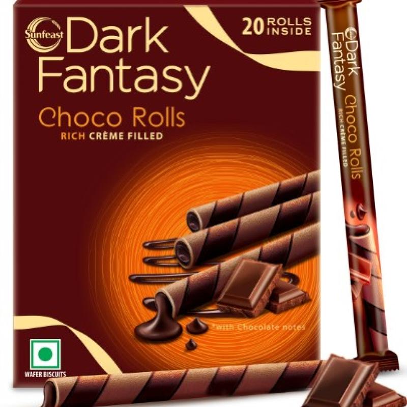 Chocolate Chip Cookies - Dark fantasy - Choco Rolls - 1 piece