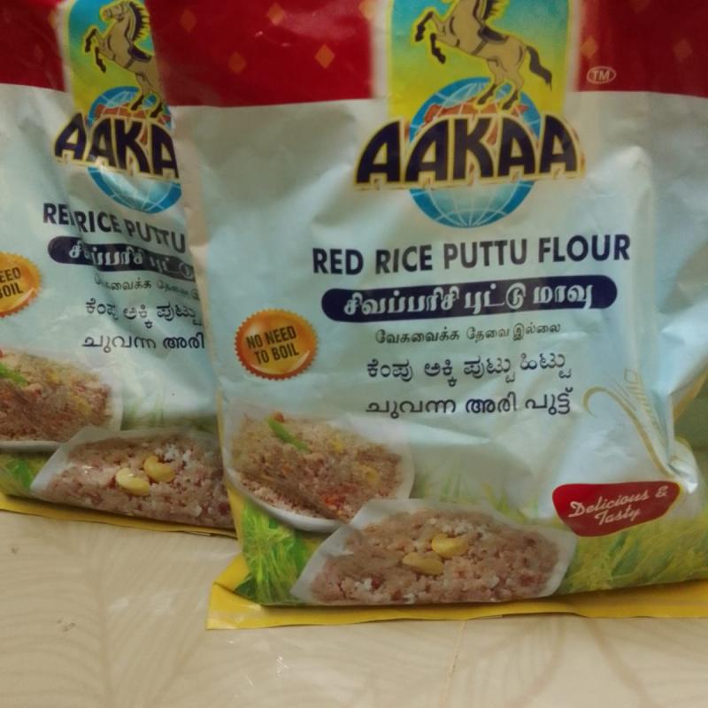 Puttu Flour (Red rice) - Aakka - 500 gms
